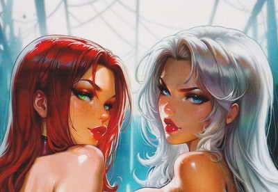 Artist Alley Mary Jane Black Cat Venomized Full Nude PROOF Virgin Variant NM+
