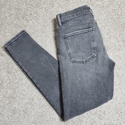 AGOLDE Sophie Womens High Rise Skinny Jeans Gray Black Faded Wash Size 26 Denim 