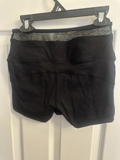 Ivy Sky By Weissman Adult XS Black Dance Shorts Dancewear