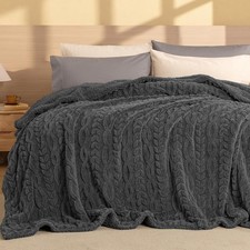 Blanket Sherpa Warm Winter Soft Shaggy Fleece Plush Blanket Throw for Sofa Bed