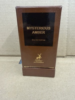 Maison Alhambra Mysterious Amber EDP Spray Unisex 2.7 oz 80ml New Not Sealed
