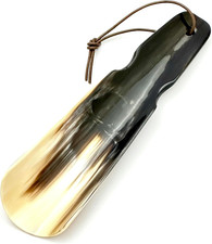 Shoe Horn Real Horn, Handcrafted Genuine Horn Shoehorn, Pocket Shoe Horn 6 Inch