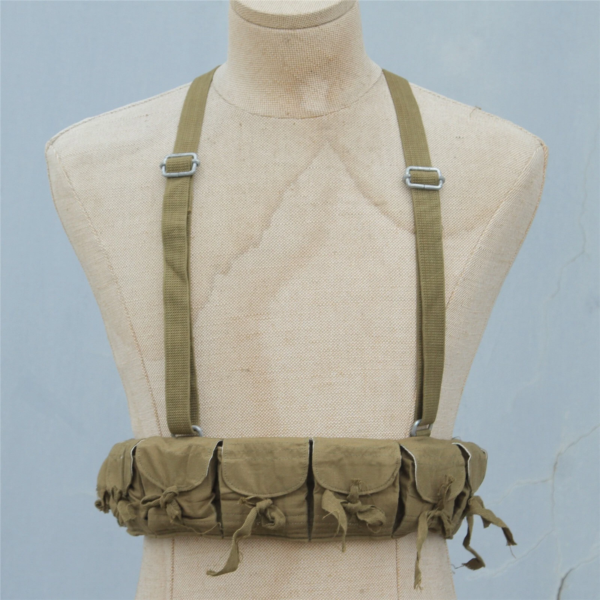 Chicom Aid Mosin Nagant Type 53 K-44 Chest Rig Ammo Pouch Korea