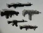 lot of 5 Weapons Accessories guns for GI JOE Military 3.75" figure Replacement