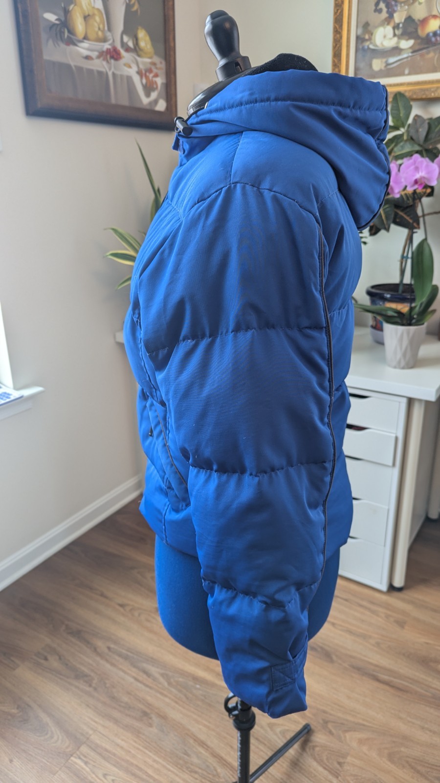 Bernardo Blue Down Packable Winter Jacket/Coat Ho… - image 4