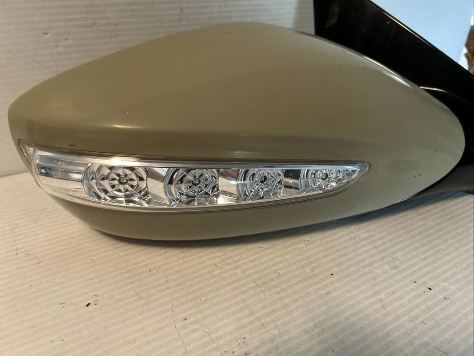 Espejo retrovisor de puerta Hyundai Sonata 2011 2012 2013 2014 señal pasajero derecho OEM 2176 Foto 2 de 4