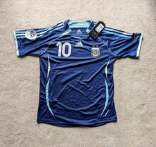 Authentic Lionel Messi #10 Argentina 06/07 Medium Football / Soccer Jersey NWT
