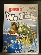 Rapala: We Fish (Nintendo Wii, 2009) Complete With Manual (CIB) Video Game