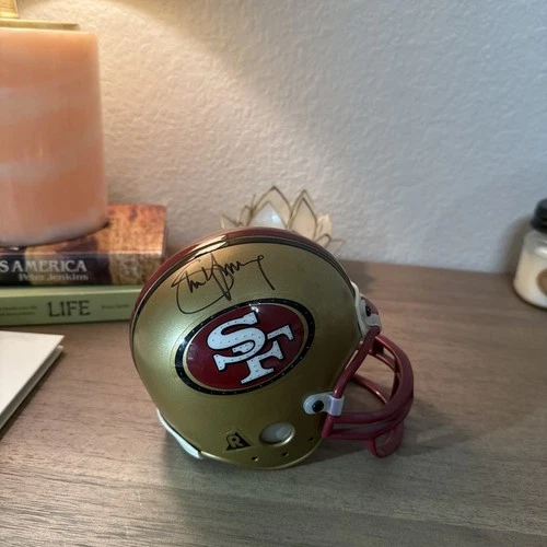 Steve Young Autographed San Francisco 49ers Mini Helmet Radtke