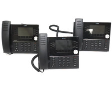 Lot of 3 Mitel 6930 Gigabit IP Phone 50006769 Black