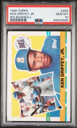 1990 TOPPS BIG BASEBALL 250 KEN GRIFFEY JR. RC HOF PSA 10 89583886