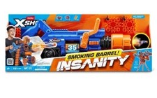 zuru XSHOT Insanity Smoking Barrel Toy Dart Blaster by ZURU 72 darts