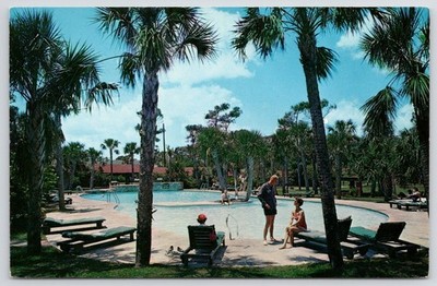 El Rancho Resort Motor Lodge & Restaurant Myrtle Beach SC Exterior View Postcard