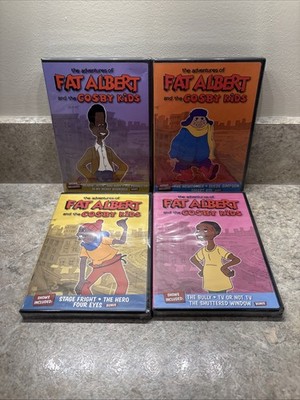 4 DVD Lot: The Adventures of FAT ALBERT COSBY KIDS ~ 12 Episodes 1972 Rare OOP