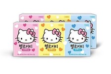 6 Pack Cute Lovely Kitty Facial Pocket Tissues for Travel, 3-Ply, 8.3 x 8.3 i...