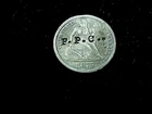 F.P.C. counterstamp on US 1875-CC Carson City mint seated Liberty