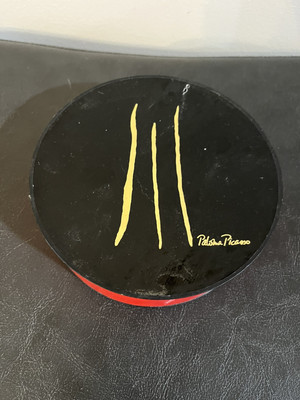 Paloma Picasso Perfumed Golden Body Powder 5 Oz Large size/ VINTAGE Puff New
