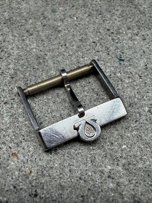 #1970 ORIGINAL OMEGA 16mm  SPEEDMASTER 1960er DORNSCHLIEßE CLASP BUCKLE VINTAGE