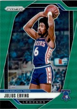 Julius Erving [Green] #292 Prices | 2024 Panini Prizm | Basketball