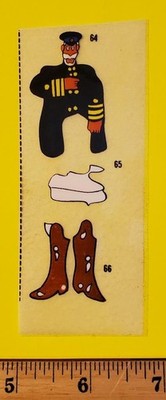 The Beatles Yellow Submarine 1969 ''Poster Put-Ons'' OLD FRED UNUSED!