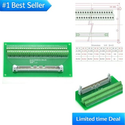 Flat Ribbon Cable Breakout Board IDC64 2x32 Pin 0.1'' 64 Position PCB Mount