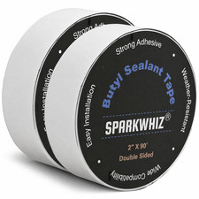 Butyl Sealant Tape 2" X 90' Double Sided 2 Pack