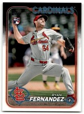 2024 Topps Update #US111 Ryan Fernandez St. Louis Cardinals Rookie