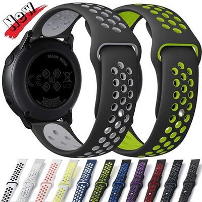 Silikon Sports Armband Für Samsung Galaxy Watch FE 7 6 5 4 3 2 20mm 22mm Gear S3