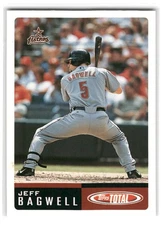 Jeff Bagwell 2002 Topps Total Baseball #TTC13 Houston Astros Team Checklists