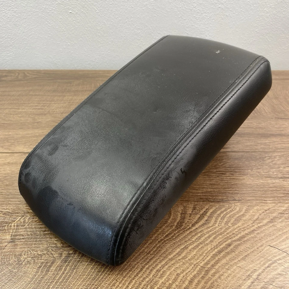 Chevy Trailblazer GMC Envoy 2002-2009 consola central reposabrazos tapa cuero negro Foto 4 de 4