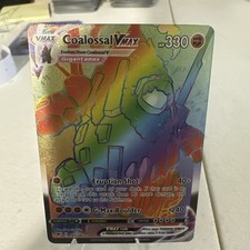 Pokemon Coalossal VMAX 189/185 Secret Rare Holo Vivid Voltage English 2020