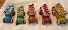 Juego de 5 autobuses Savoye Slush de dos pisos - 5 colores diferentes