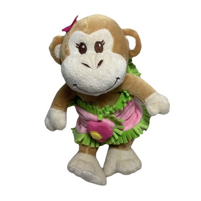 Fiesta Blanket Babies plush Monkey 11'' jungle animal baby embroidered eyes Lovey