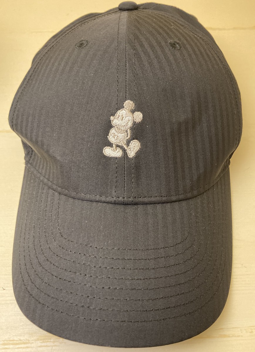 Disney Parks Mickey Mouse Nike Hat Cap Legacy91 Dri Fit Black Golf