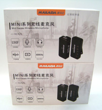 Mailada X3L Mini Series Wireless Microphone, Set of 2, NEW, Open Box