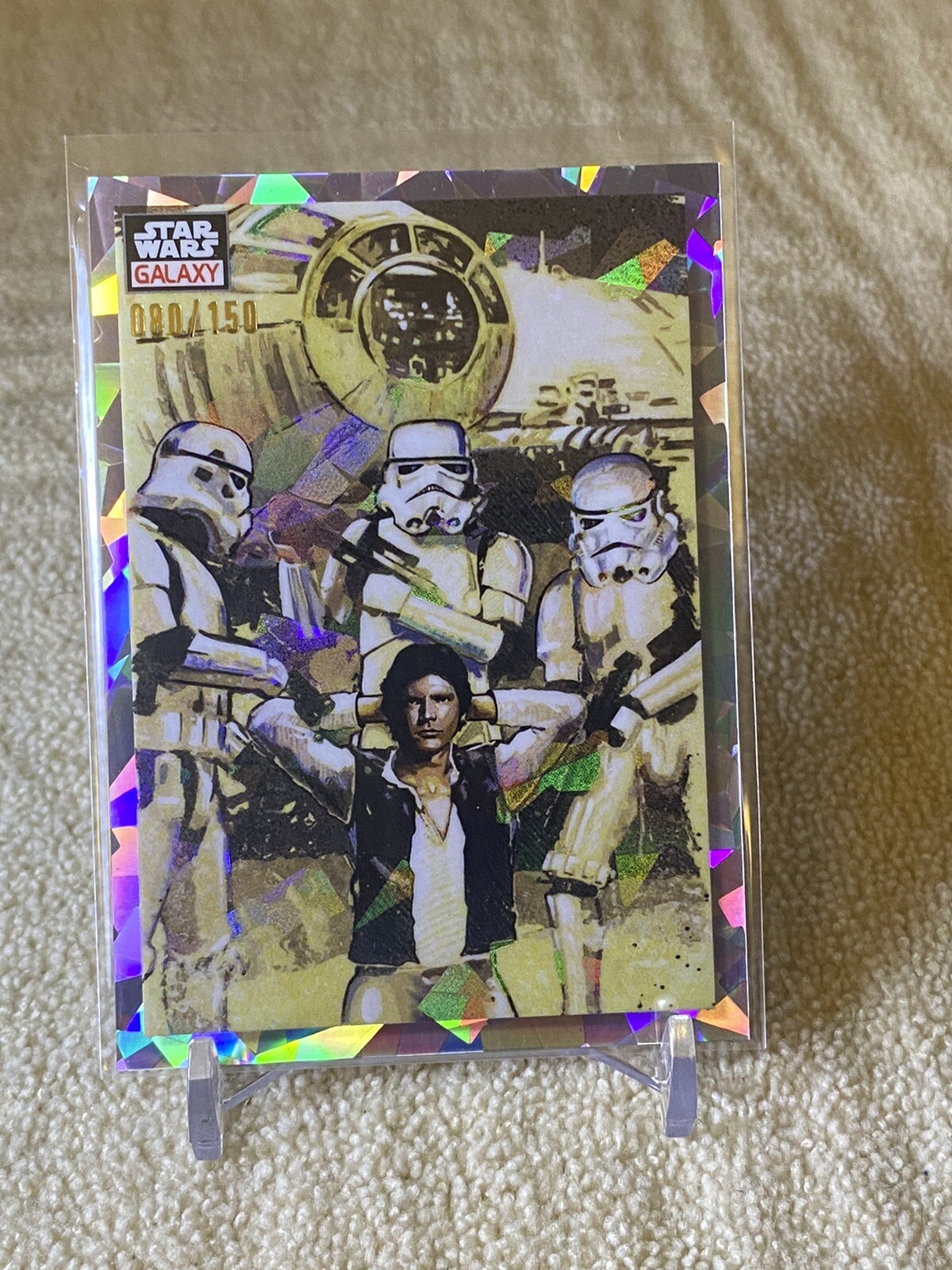 2023 Topps Chrome Star Wars Galaxy The Captain Captured! #51 Atomic /150