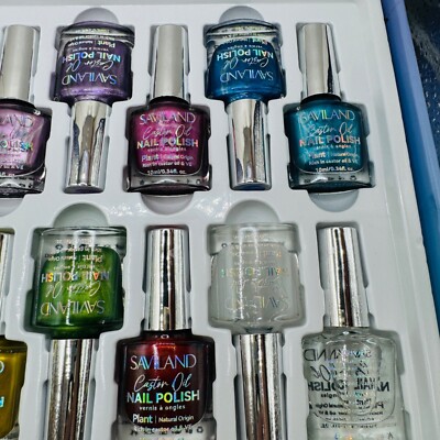 SAVILAND Gel Nail Polish Kit, 14 plus day long lasting, 14 colors