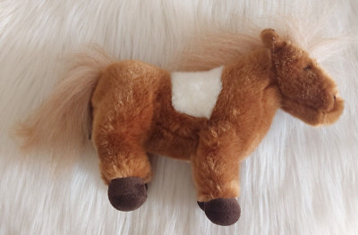Living Nature SHETLAND PONY Plush Stuffed Animal (Recycled Material) FARM - NEW!