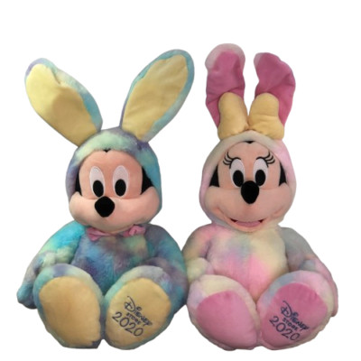 Mickey Mouse Easter Bunny Plush Minnie Mouse Stuffed Animal 2020 Disney Store 2