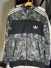 bape x adidas abc camo track jacket black