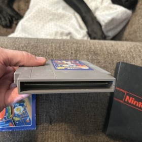 Burger Time with instructin manual and nintendo sleeve (NES, 1987)