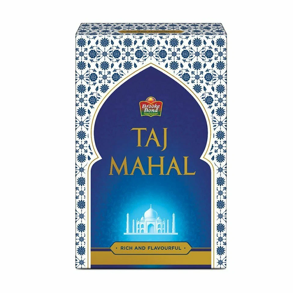 Taj Mahal Tea Darjeeling India Brand Brooke Bond Original Assam Chai -100GM -1kg - Photo 1/4