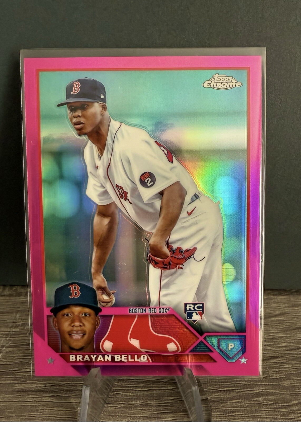 2023 Topps Chrome  Pink Refractor #57 Brayan Bello (RC)