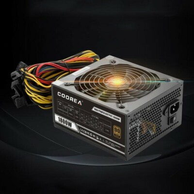 2000W PC Power Supply Server Mining Power Supply Support 6 Graphics Cards 220V