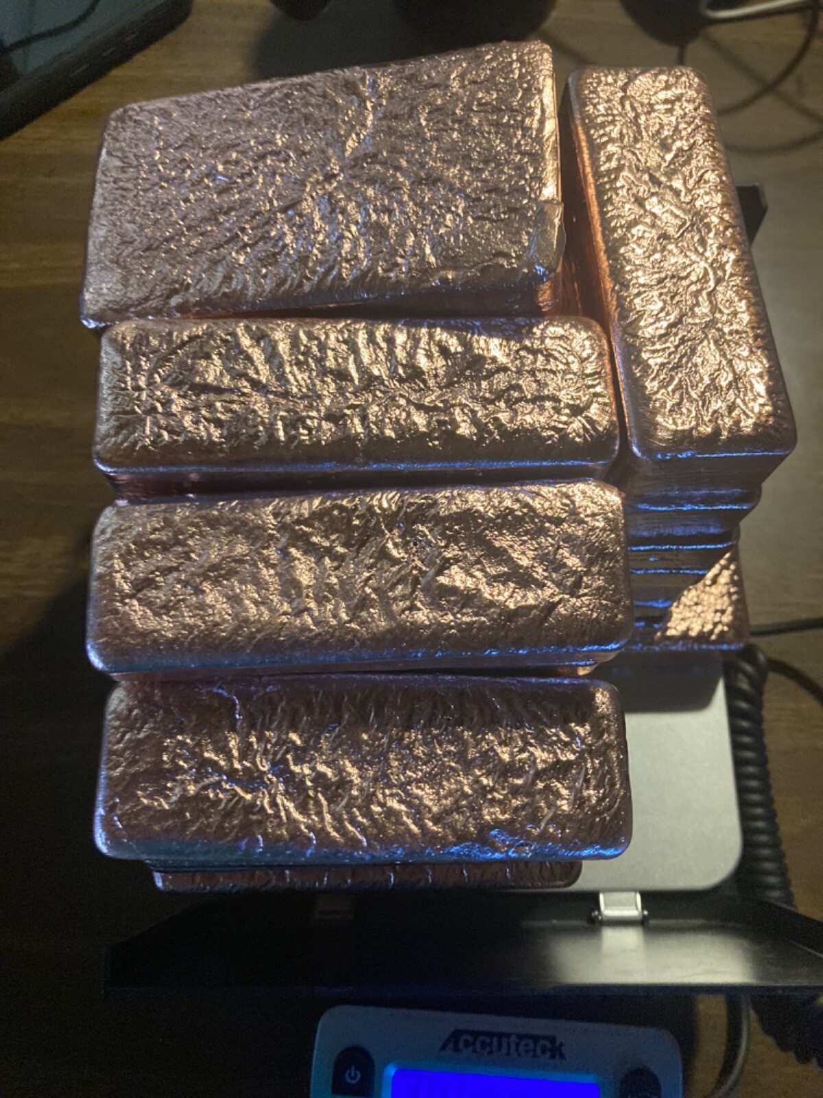 Copper, Copper 100+Lbs Copper Ingots Hand Poured Copper Bullion