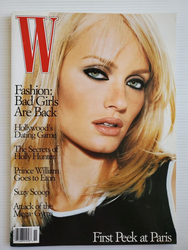 1995 W Magazine AMBER VALLETTA Kelly Lynch Mark Vanderloo Nadja