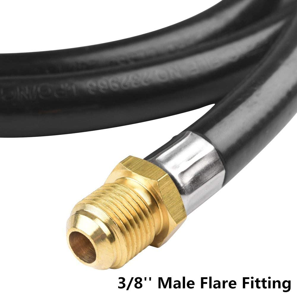 Propane Hose Extension 3/8″ Female Flare X 3/8″ Male Flare Gas Line