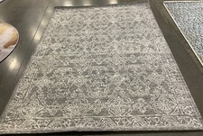 IVORY / GREY 6' X 9' Back Stain Rug, Reduced Price 1172674211 EBN302F-6