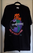 Original Vintage B.B. King 1995 "King of the Blues" Concert T Shirt Size XL   