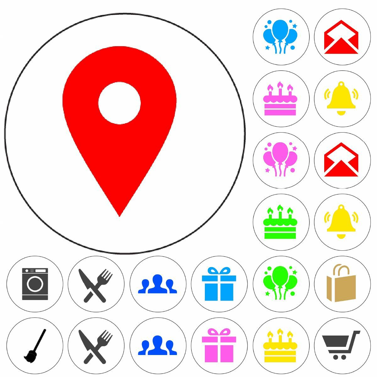 900 Mini Planner Dots 10mm Spot Stickers for Teachers and Planners